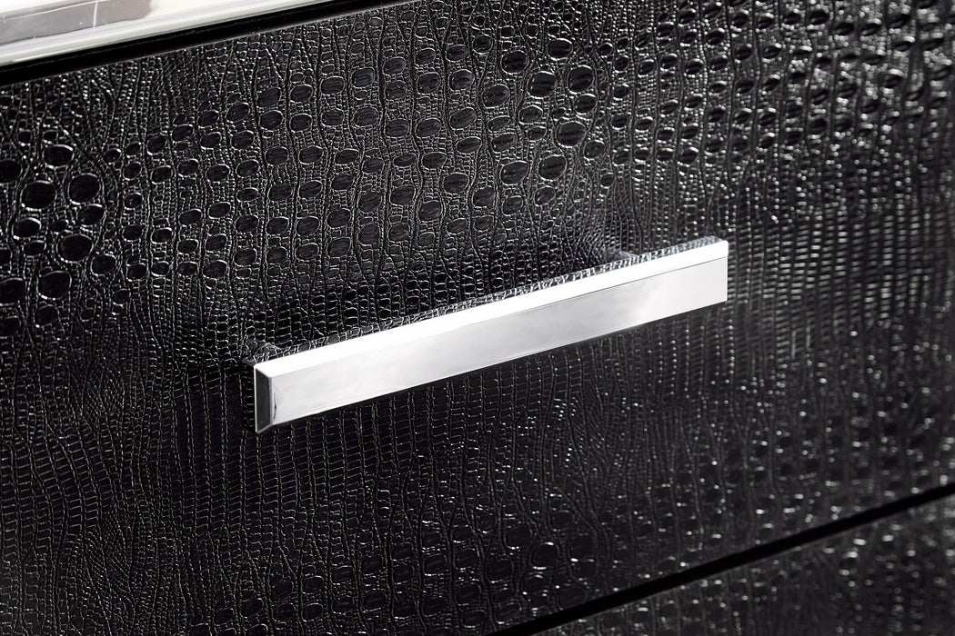 Kaydell King Upholstered Panel Headboard with Mirrored Dresser JR Furniture Storefurniture, home furniture, home decor