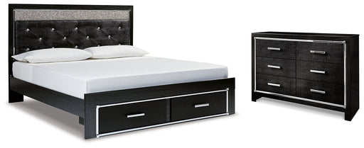 Kaydell King Upholstered Panel Storage Platform Bed with Dresser JR Furniture Storefurniture, home furniture, home decor