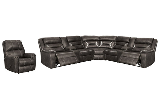 Kincord 3-Piece Sectional with Recliner JR Furniture Storefurniture, home furniture, home decor