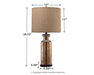 Laurentia Glass Table Lamp (1/CN) JR Furniture Storefurniture, home furniture, home decor