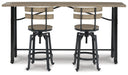 Lesterton Counter Height Dining Table and 2 Barstools JR Furniture Storefurniture, home furniture, home decor