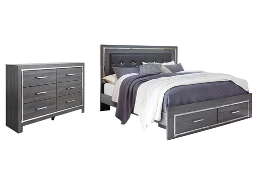 Lodanna Queen Panel Bed with 2 Storage Drawers with Dresser JR Furniture Storefurniture, home furniture, home decor
