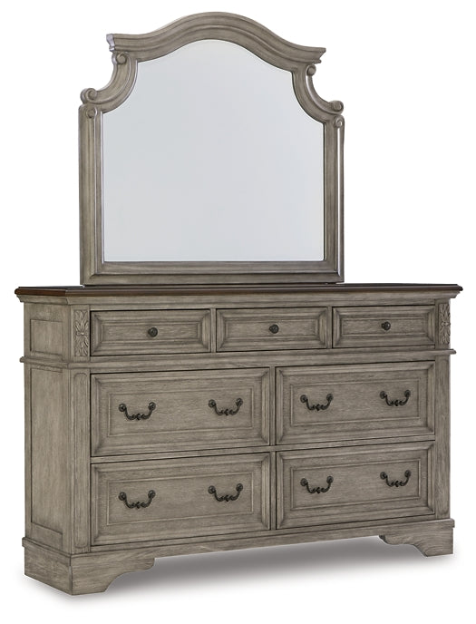 Lodenbay California King Panel Bed with Mirrored Dresser and 2 Nightstands JR Furniture Storefurniture, home furniture, home decor