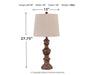 Magaly Poly Table Lamp (2/CN) JR Furniture Storefurniture, home furniture, home decor
