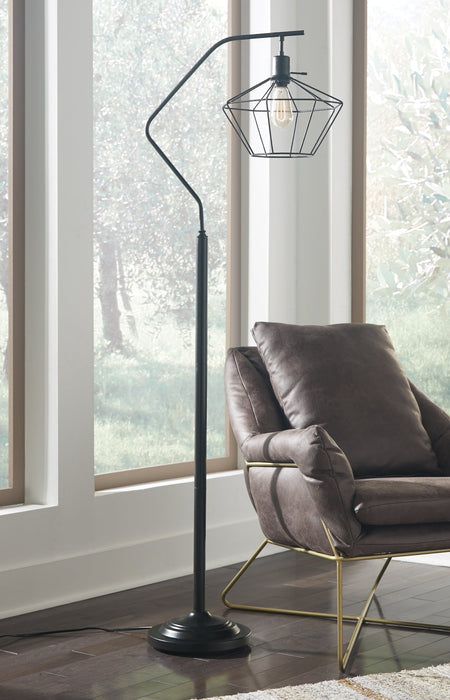 Makeika Metal Floor Lamp (1/CN) JR Furniture Storefurniture, home furniture, home decor