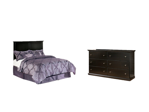 Maribel Full Panel Headboard with Dresser JR Furniture Storefurniture, home furniture, home decor