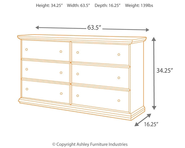 Maribel King/California King Panel Headboard with Dresser JR Furniture Storefurniture, home furniture, home decor