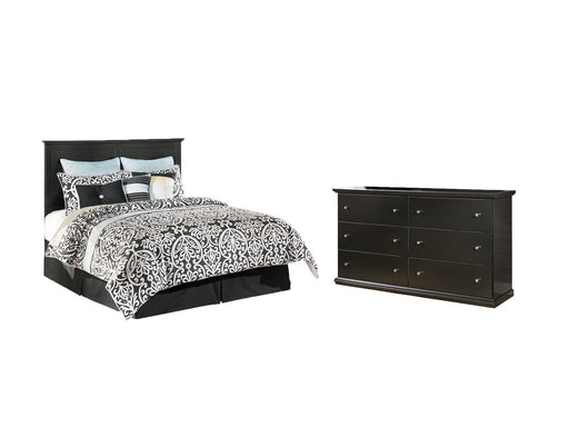 Maribel Queen/Full Panel Headboard with Dresser JR Furniture Storefurniture, home furniture, home decor