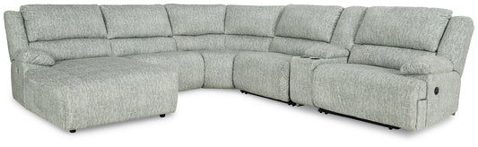 McClelland 6-Piece Reclining Sectional with Chaise JR Furniture Storefurniture, home furniture, home decor