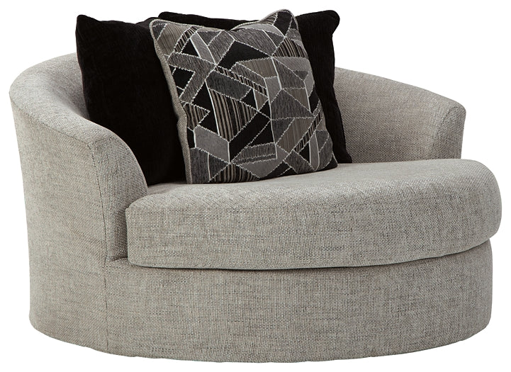 Megginson Oversized Round Swivel Chair JR Furniture Storefurniture, home furniture, home decor