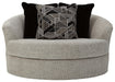 Megginson Oversized Round Swivel Chair JR Furniture Storefurniture, home furniture, home decor
