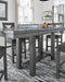 Myshanna Counter Height Dining Table and 6 Barstools JR Furniture Storefurniture, home furniture, home decor