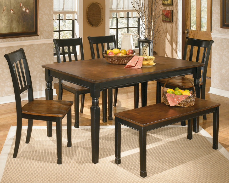 Owingsville Dining Table and 4 Chairs and Bench JR Furniture Storefurniture, home furniture, home decor