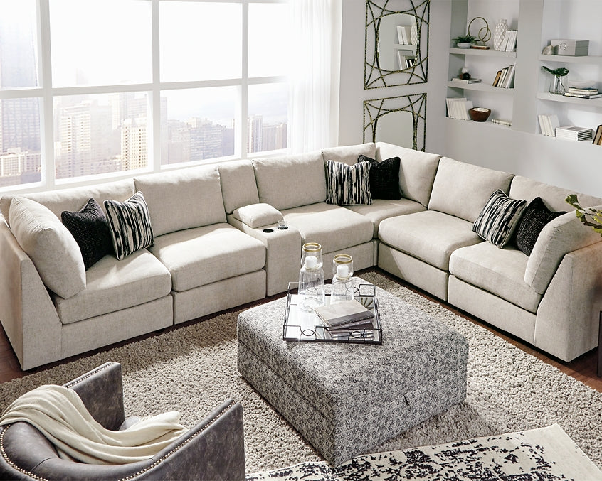 Kellway 7-Piece Sectional with Ottoman